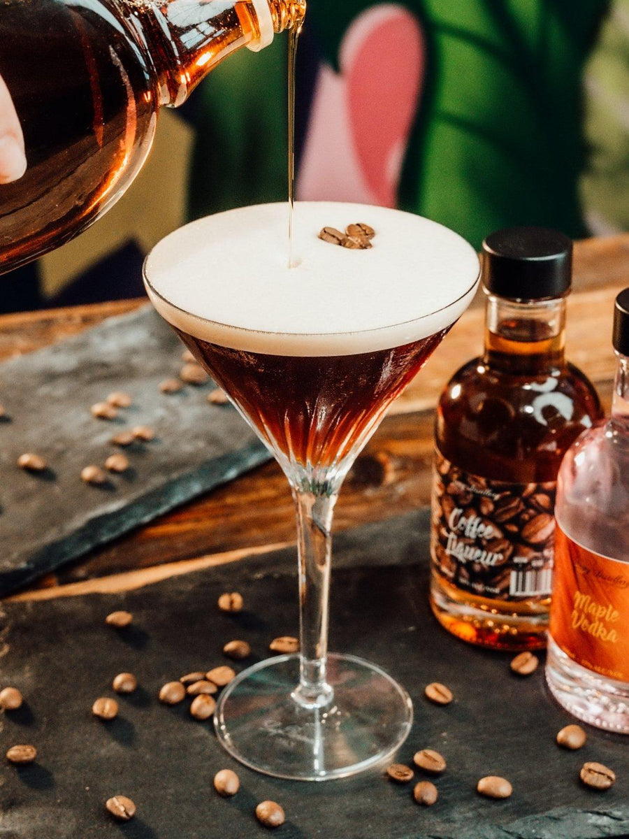 Maple Syrup Espresso Martini Cocktail Recipe Newy Distillery