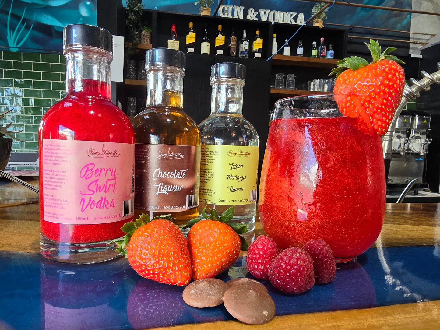 Choc-Berry Meringue Swirl Cocktail Kit - Newy Distillery