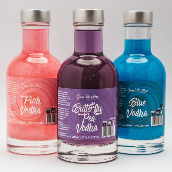 200mls copy shimmer vodka Newy Distillery