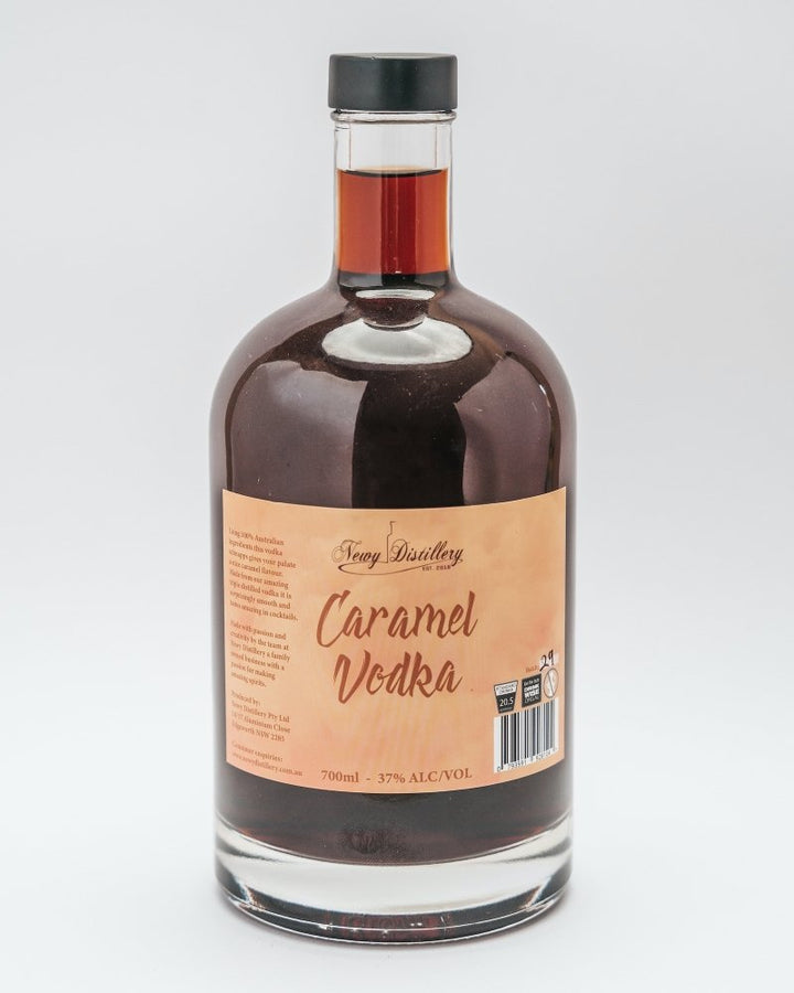 Newy Distillery Caramel Flavoured Vodka. 700ml bottle.