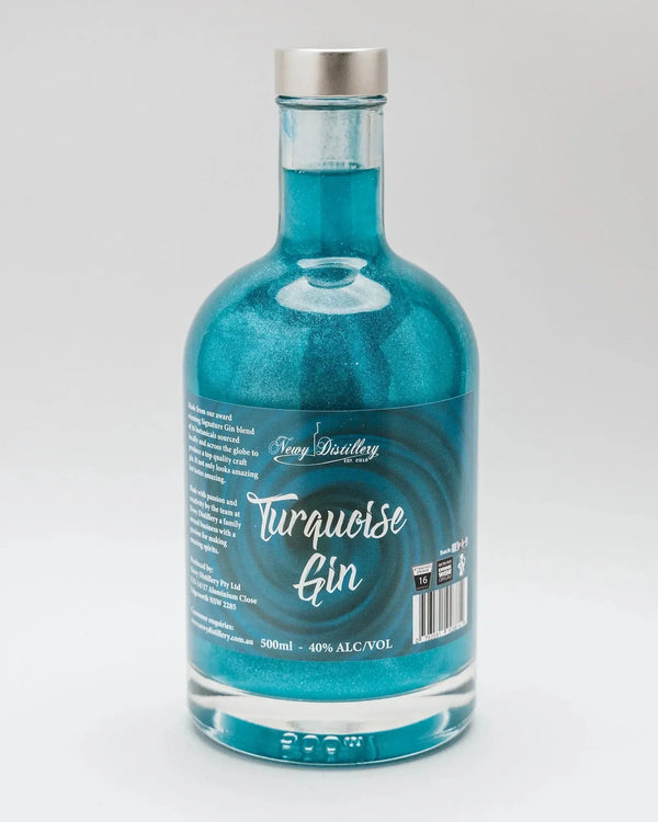 Turquoise Shimmer Gin Newy Distillery