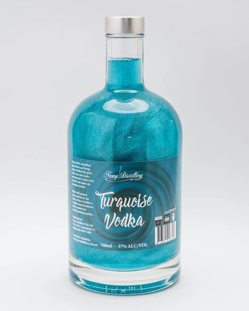 Turquoise Shimmer Vodka Newy Distillery