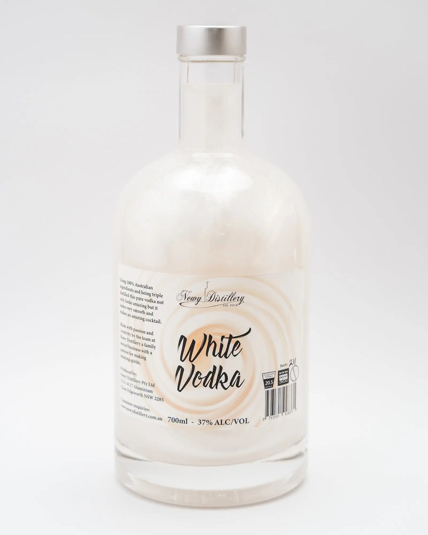 White Shimmer Vodka Newy Distillery