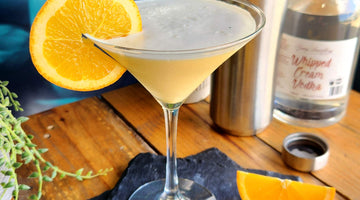 Orange Cremsicle Martini with Whipped Cream Vodka