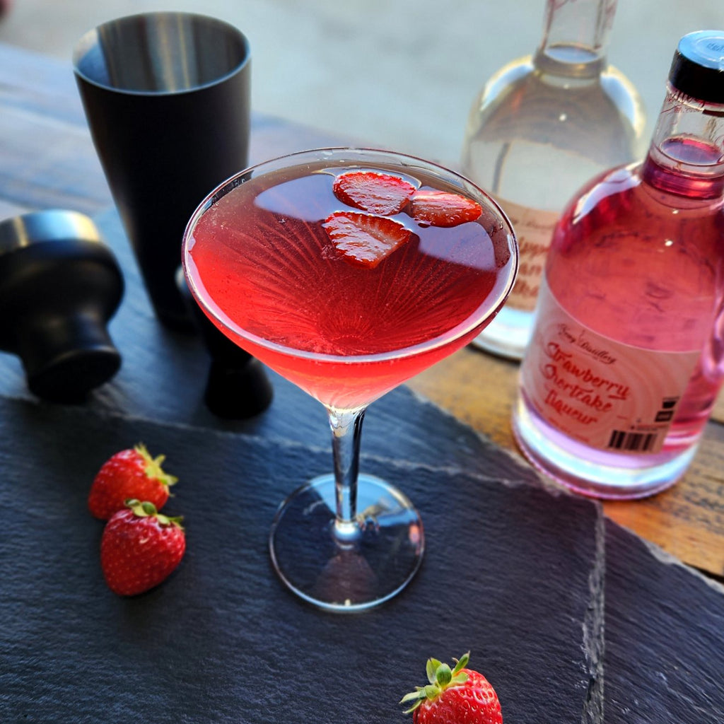 Strawberry Shortcake Martini Cocktail Recipe