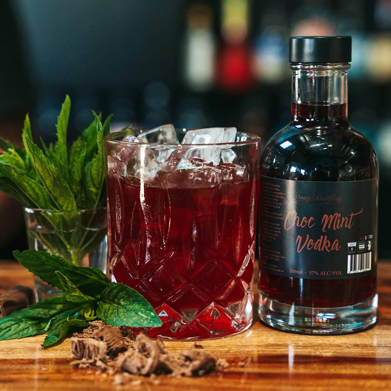 Choc Mint Old Fashioned Cocktail Recipe