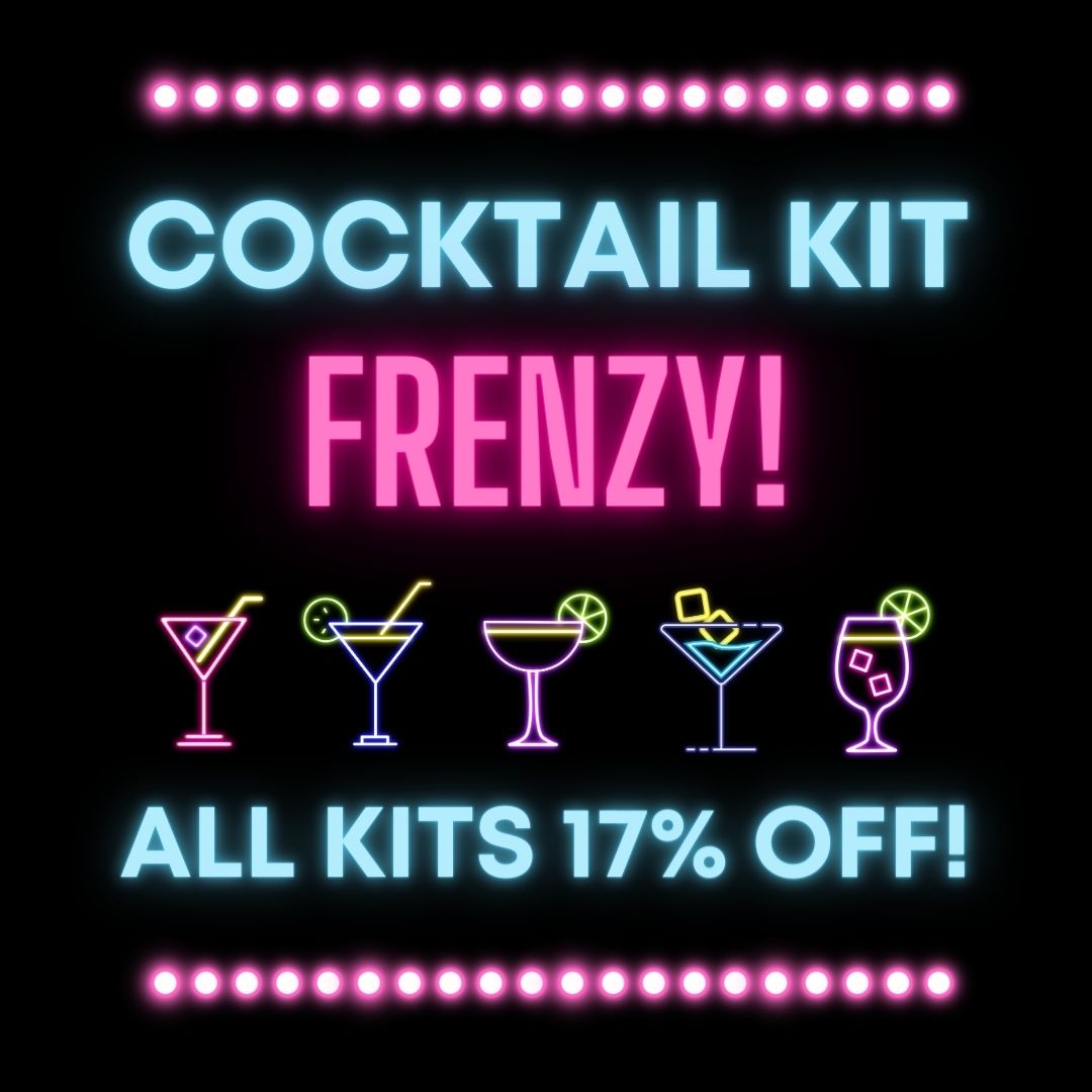 COCKTAIL KIT FRENZY IS ON! 17% OFF ALL COCKTAIL KITS NOW! – Newy Distillery