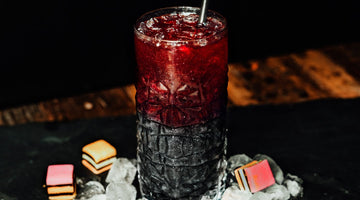 Black Liquorice and Raspberry Crash Vodka Cocktail Recipe