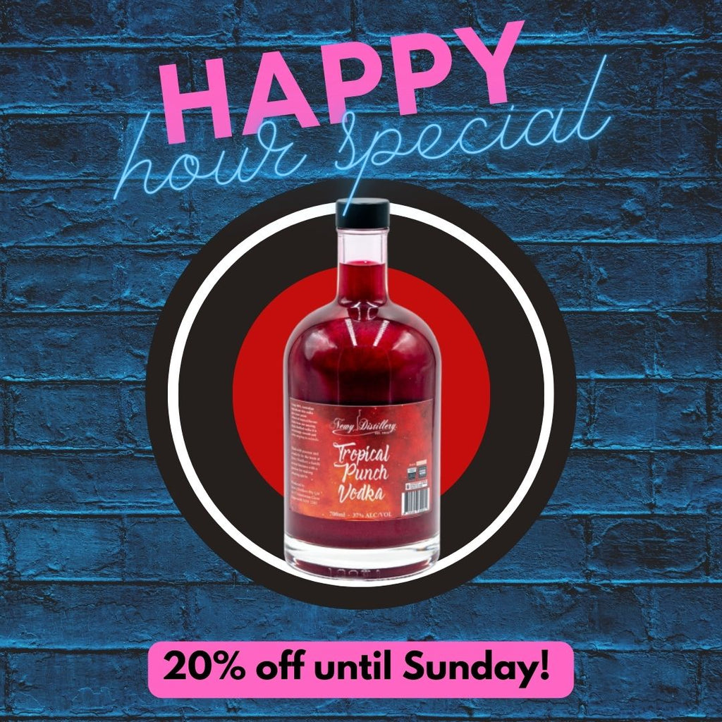 HAPPY HOUR WEDNESDAYS ARE BACK! 20% OFF A SELECTED BOTTLE EACH WEEK!