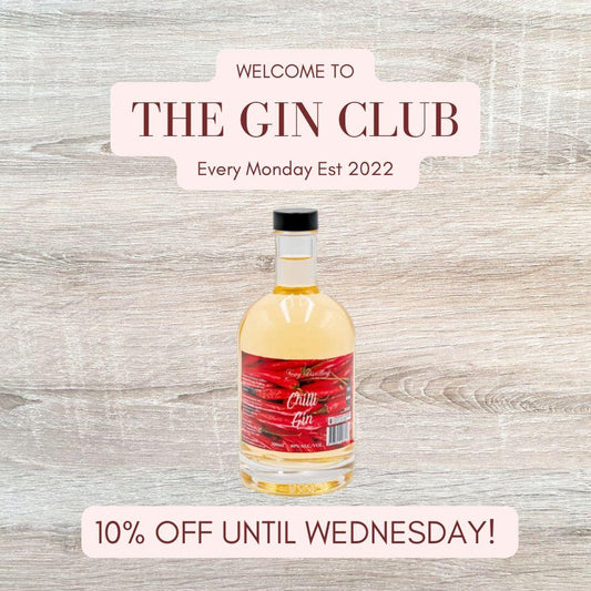 THE GIN CLUB - THIS WEEK 10% OFF CHILLI GIN