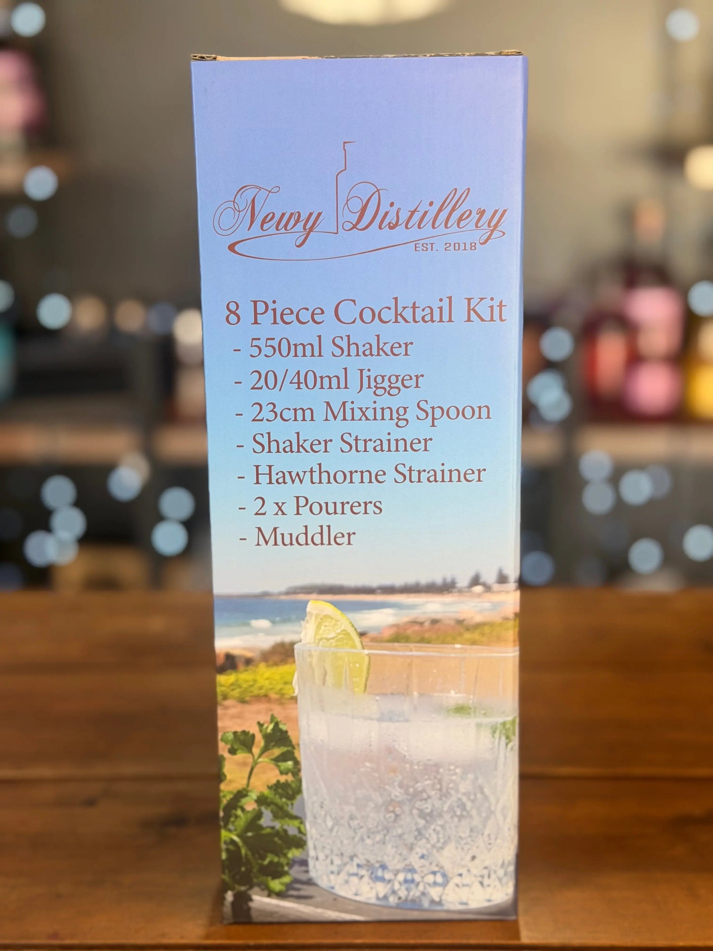 Black Deluxe Cocktail Making Mixology Kit Newy Distillery