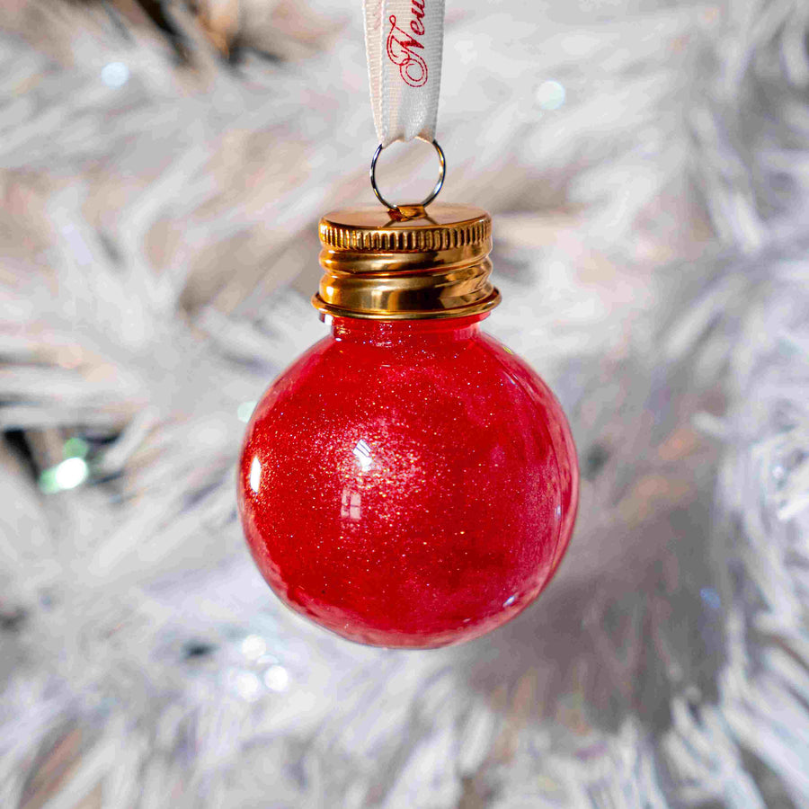 Newy Distillery Christmas 2023 Boozy Vodka Bauble Decoration - Red Vodka