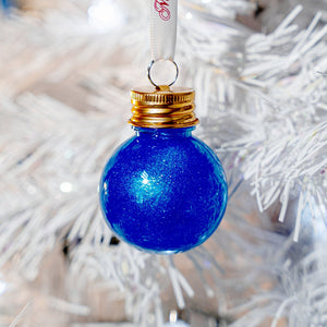 Newy Distillery Christmas 2023 Boozy Vodka Bauble Decoration - Blue Raspberry Vodka