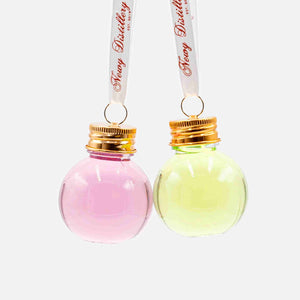 Christmas Flavoured Vodka Baubles 2 Pack - Candy Cane and Vanilla & Peppermint