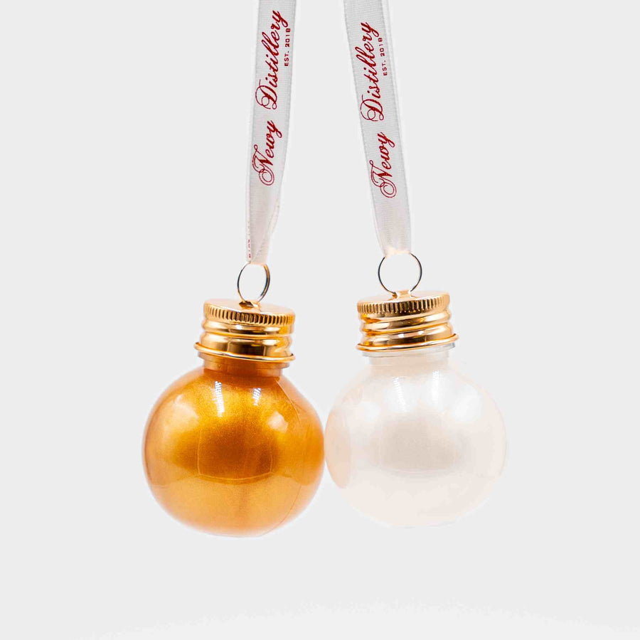 Christmas Flavoured Vodka Baubles 2 Pack - Honeycomb and Campfire