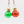 Load image into Gallery viewer, Christmas Gin Shimmer Baubles 2 Pk - Red and Green
