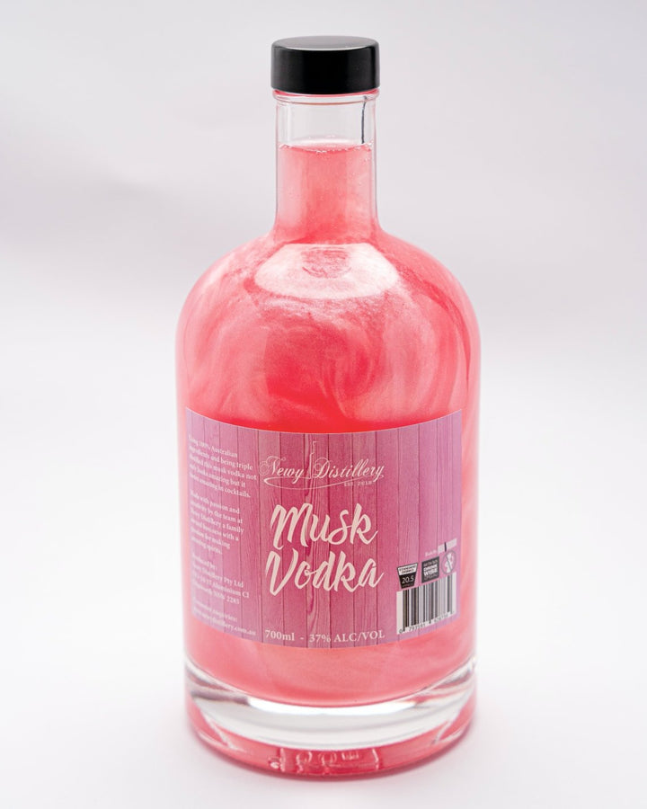 Musk Flavoured Vodka by Newy Distillery. 700ml bottle.
