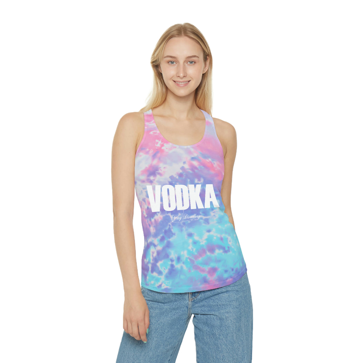 Vodka - Tie Dye Racerback Tank Top