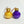 Load image into Gallery viewer, Christmas Gin Baubles 2pk - Gold and Violet
