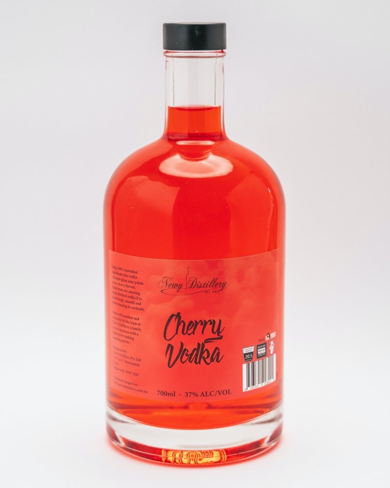 Newy Distillery Cherry Flavoured Vodka. 700ml bottle.