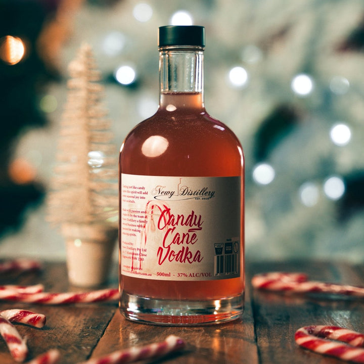 Newy Distillery Candy Cane Flavoured Christmas Vodka. 500ml Bottle.