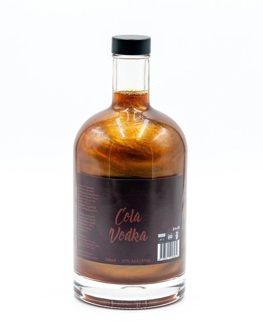 Newy Distillery Cola Flavoured Vodka with shimmer. 700ml bottle.