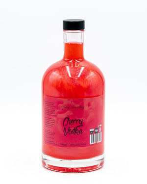 Newy Distillery Cherry Flavoured Vodka with Shimmer. 700ml bottle.