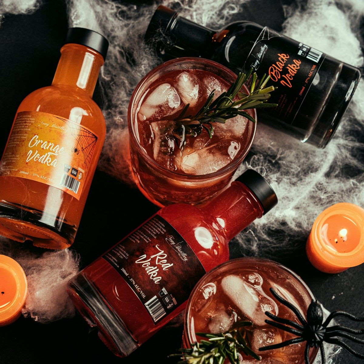 Limited Edition Black Vodka Halloween Drinks Pack