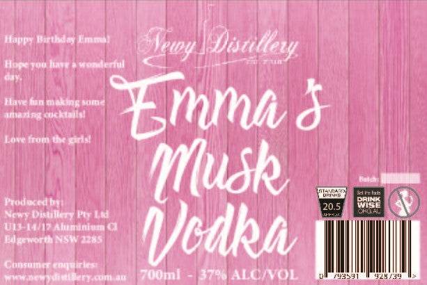 Custom Label - Gin Vodka or Liqueur Bottles - Newy Distillery
