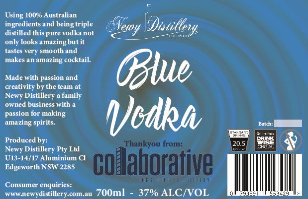 Custom Label - Gin Vodka or Liqueur Bottles