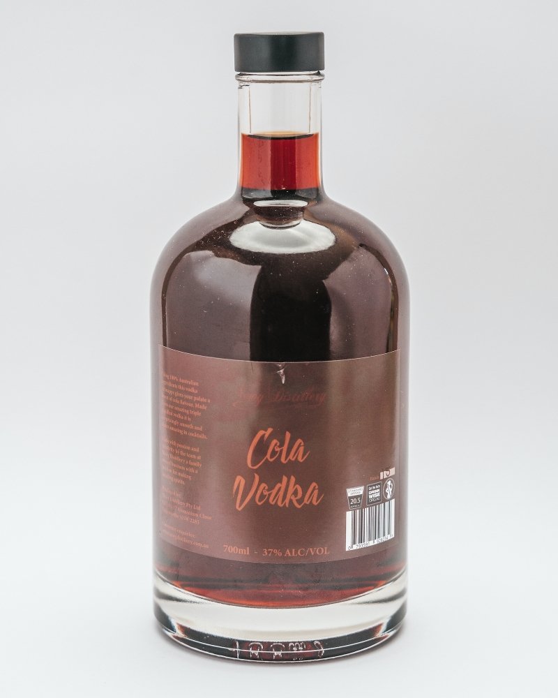 Newy Distillery Cola Flavoured Vodka. 700ml bottle.