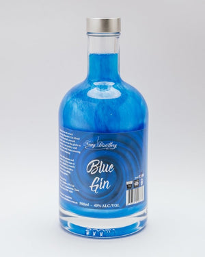 Blue Shimmer Gin by Newy Distillery. 500ml bottle.