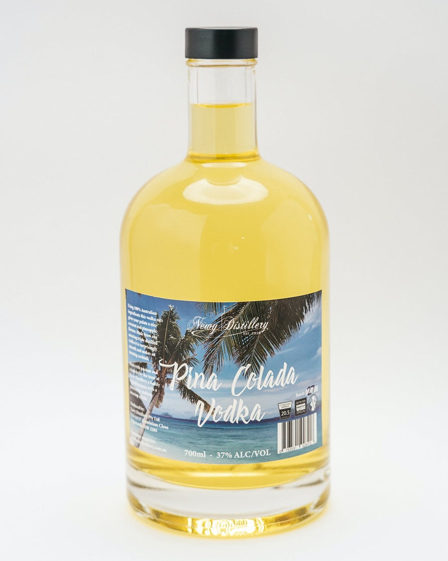 Pina Colada flavoured vodka by Newy Distillery. 700ml bottle.