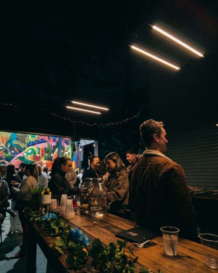 Guests at the bar